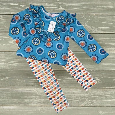 Retro Geo Pants Set