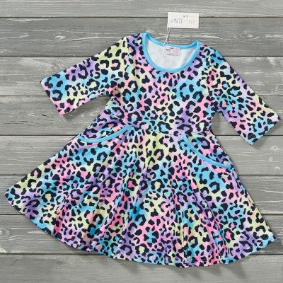 Feline Flair Girls Dress