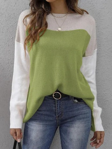 Lime Colored Long Sleeve Sweater